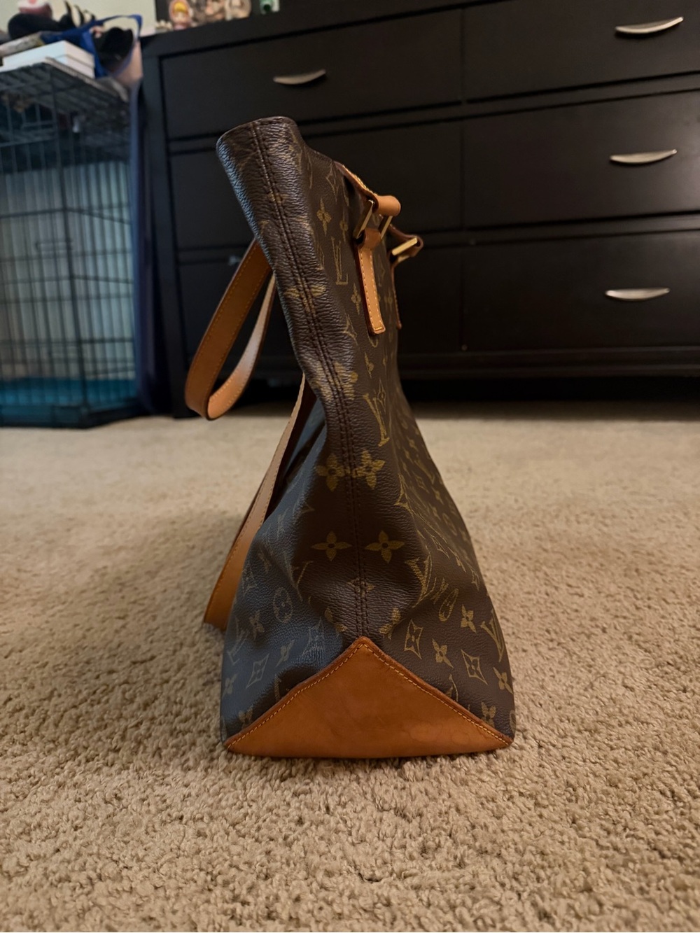 Louis Vuitton Monogram Cabas Mezzo Shoulder Tote - Picture 5 of 17